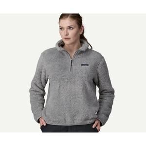 Patagonia Women's Los Gatos 1/4-Zip Fleece in Grey Size S